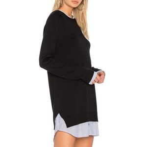 Joie Zaan Layered Navy Sweater Dress